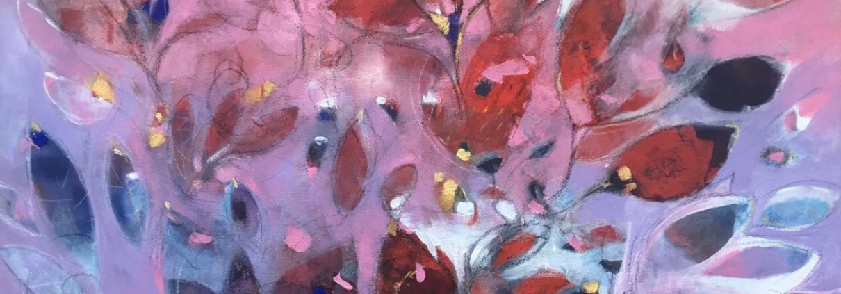 Alessandro Andreuccetti – pittura astratta floreale, fiori e giardini reinterpretati attraverso colore e forma