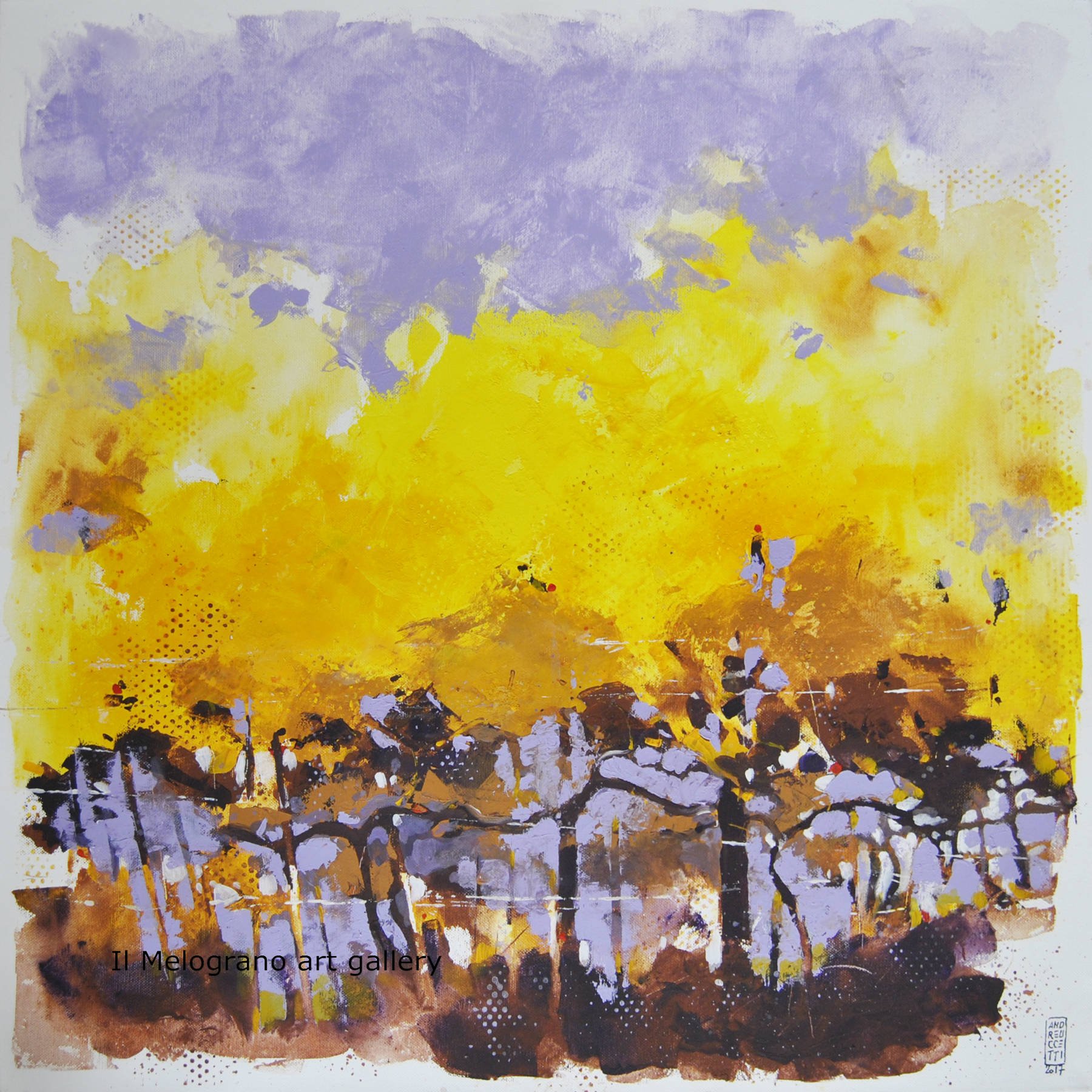 Alessandro Andreuccetti – pittura astratta floreale, fiori e giardini reinterpretati attraverso colore e forma