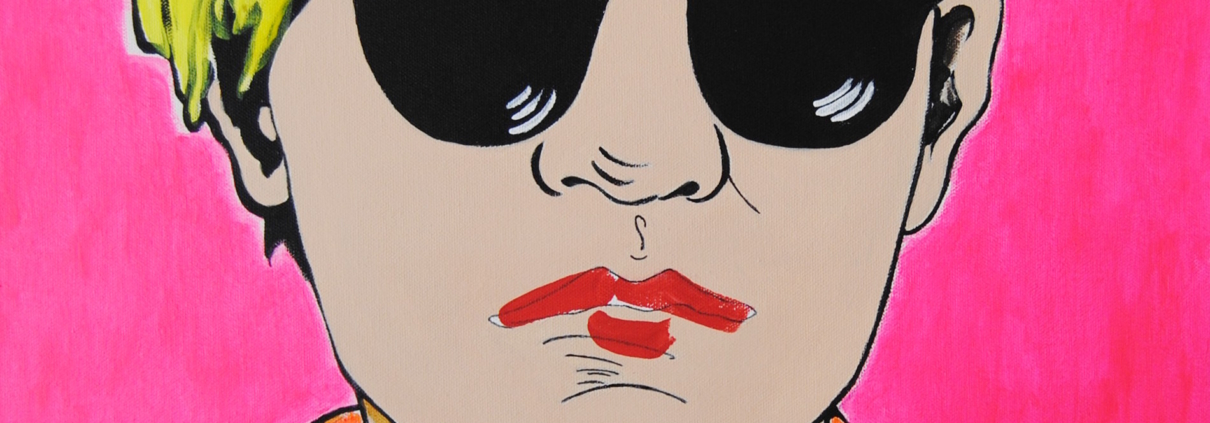 Opera pop di Cinzia Del Bubba in stile vintage ispirato alla Pop Art