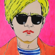 Cinzia Del Bubba Handy Opera pop di Cinzia Del Bubba in stile vintage ispirato alla Pop Art