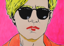 Opera pop di Cinzia Del Bubba in stile vintage ispirato alla Pop Art