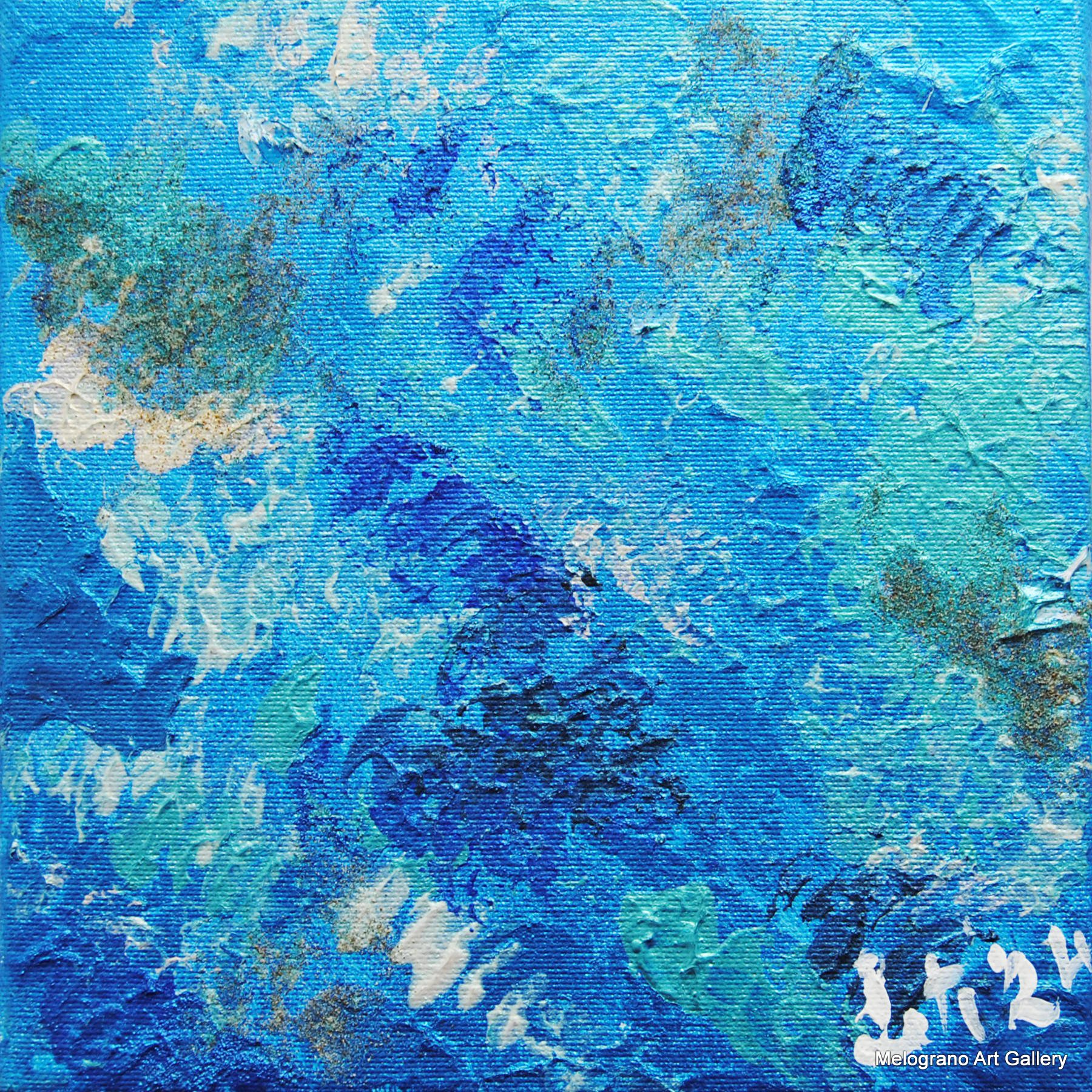 Pittura colorata di Maria Letizia Giorgetti, energia positiva e libertà gestuale.