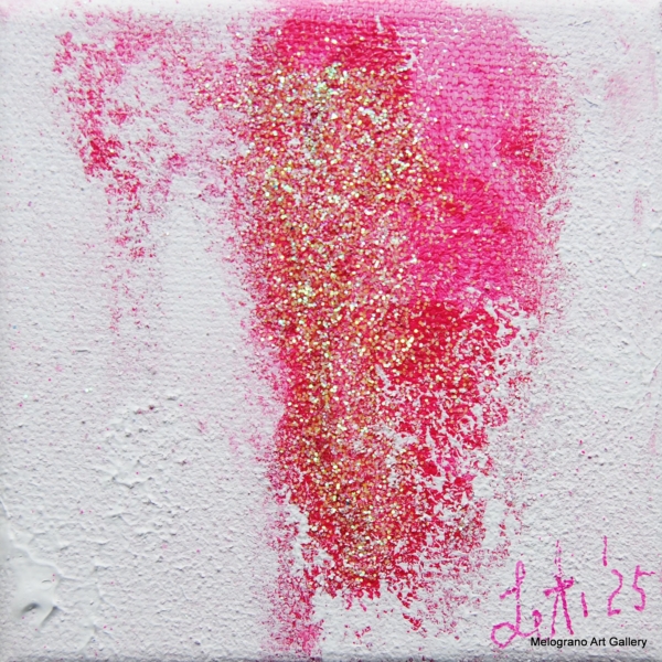 Pittura colorata di Maria Letizia Giorgetti, energia positiva e libertà gestuale.