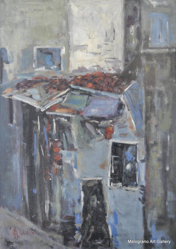 Maurizio Lucarelli – pittura paesaggistica a spatola, marine e campagne dai toni poetici