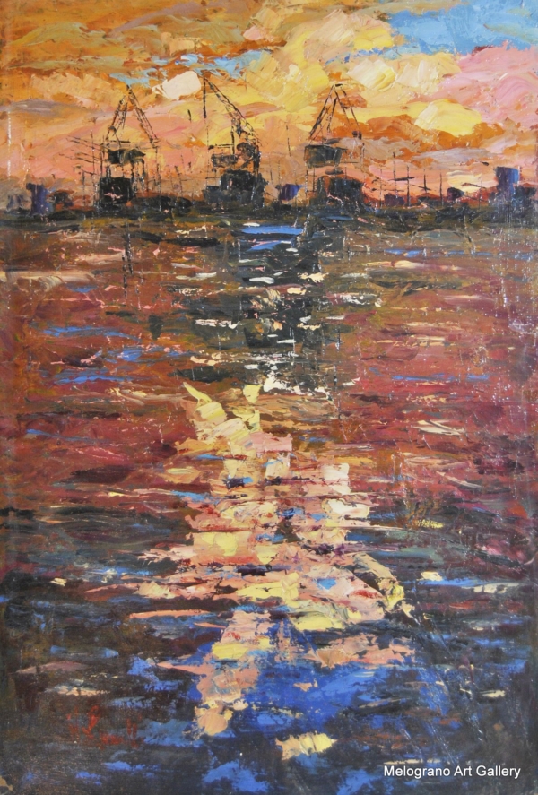 Maurizio Lucarelli – pittura paesaggistica a spatola, marine e campagne dai toni poetici