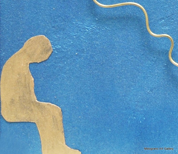 Tina Vitale Polimaterico 2019 (3) Opera di Tina Vitale realizzata con tecniche miste e materiali polimaterici