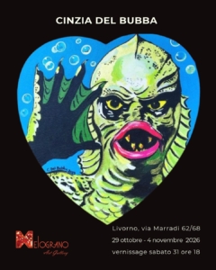 Cinzia Del Bubba alla Melograno Art Gallery, Livorno